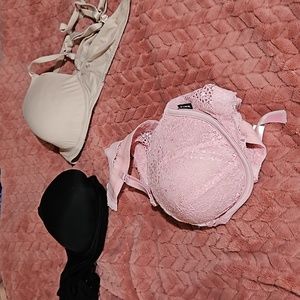 Set only  3 36 B pink